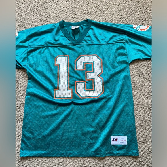 Dan Marino 13 football jersey L 46-48 Miami Dolphins NFL football 🏈 - Picture 2 of 9